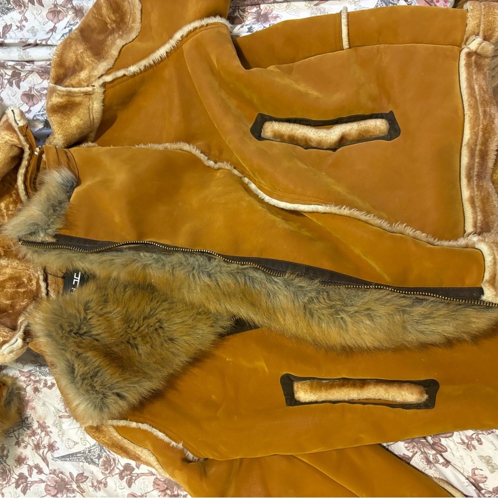 Brand new never worn with tags shearling coat